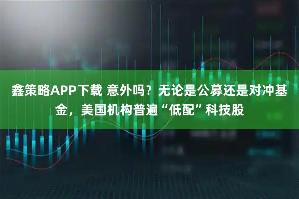 鑫策略APP下载 意外吗？无论是公募还是对冲基金，美国机构普遍“低配”科技股